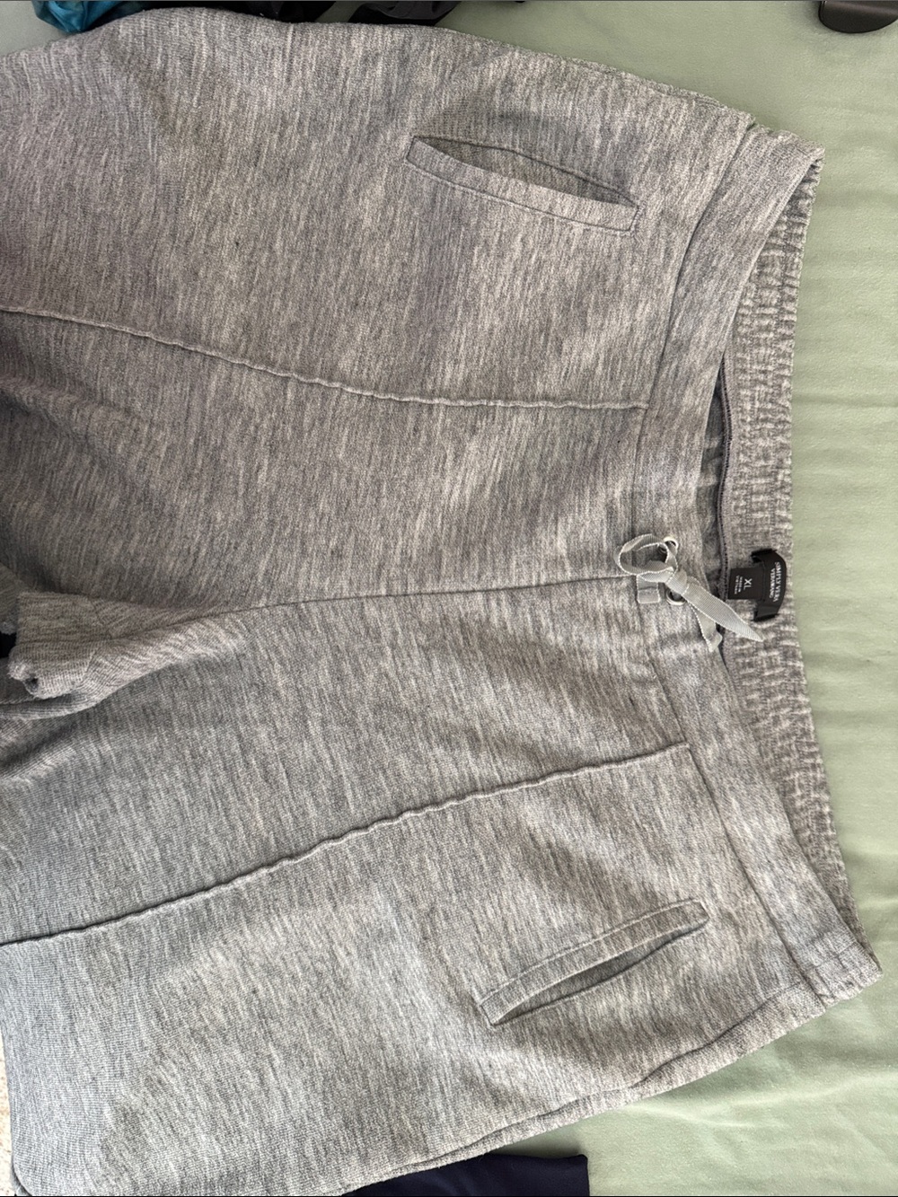 Women’s Grey Knit Drawstring Sweatpants